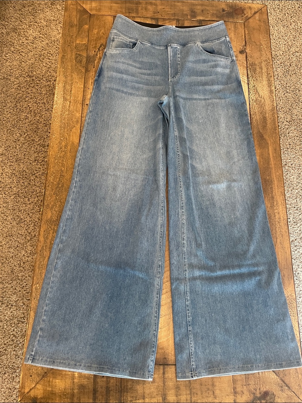 HALARA Light Blue Wide-Leg Jeans D60